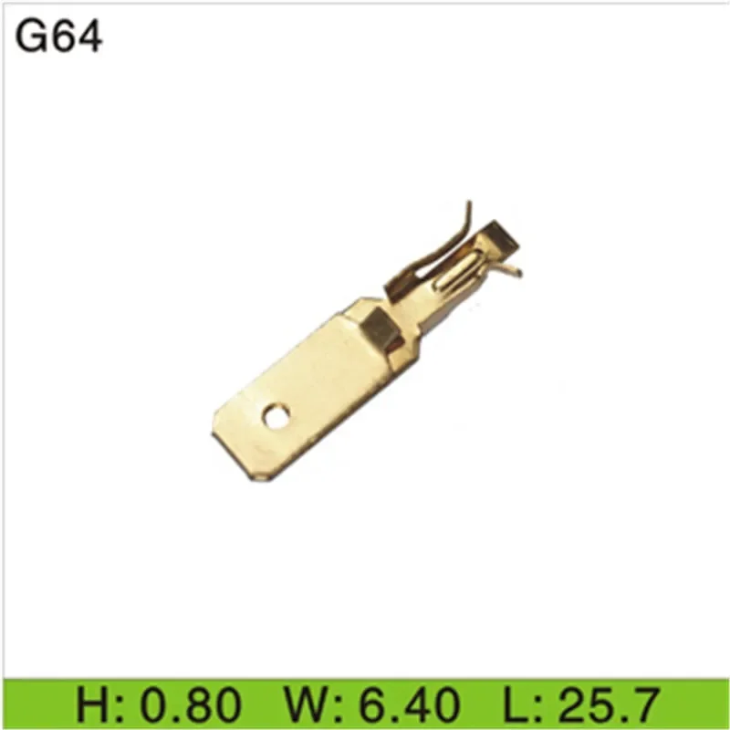 Free shipping 1000pcs Car Electronics & Motorcycle Accessories & Parts G64 male terminal connector
Free shipping 1000pcs Car Electronics & Motorcycle Accessories & Parts G64 male terminal connector