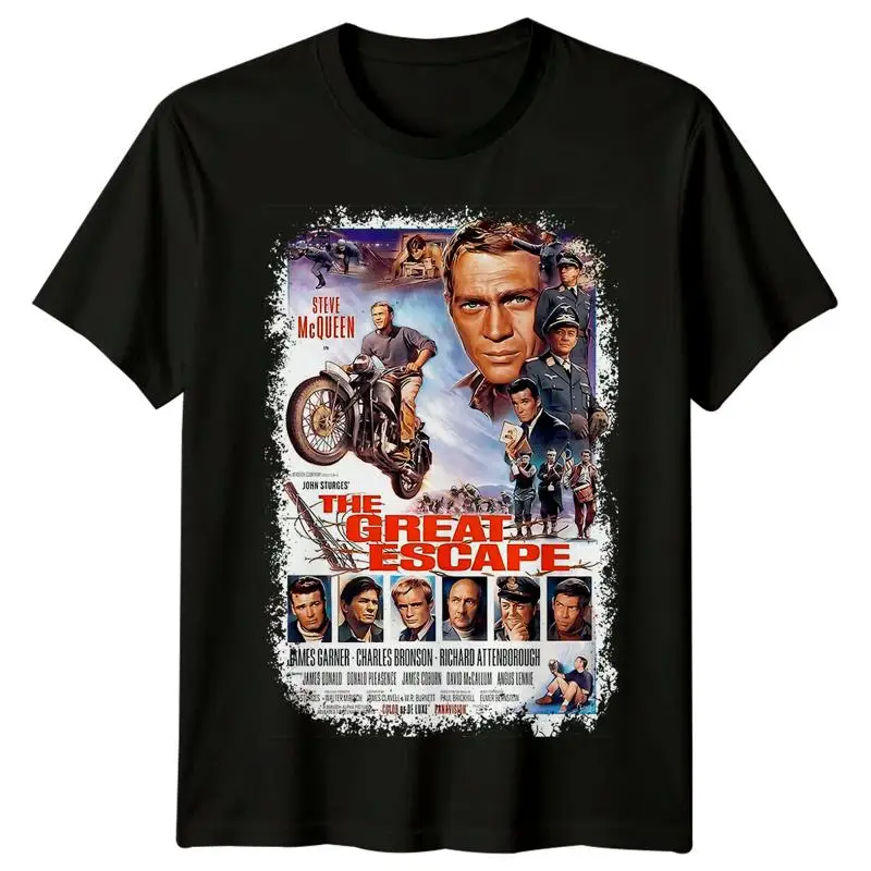 The Great Escape 1963 Movie Poster Inspired T shirt Retro
The Great Escape 1963 Movie Poster Inspired T shirt Retro