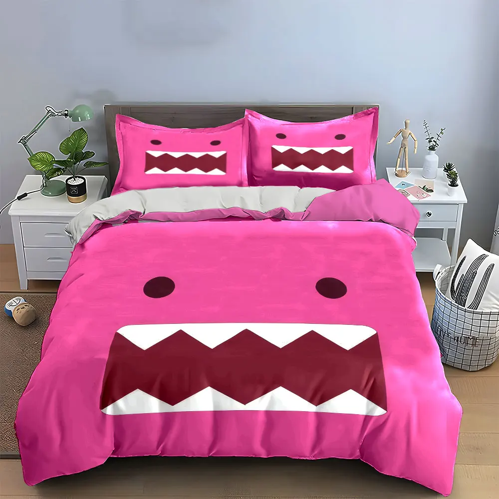 3Pcs Hot Pink Simple Monster Mouth Duvet Cover Set, Minimal Cartoon Kids Bedding Includes 1 Duvet Cover And 2 Pillowcase,Gift
3Pcs Hot Pink Simple Monster Mouth Duvet Cover Set, Minimal Cartoon Kids Bedding Includes 1 Duvet Cover And 2 Pillowcase,Gift
