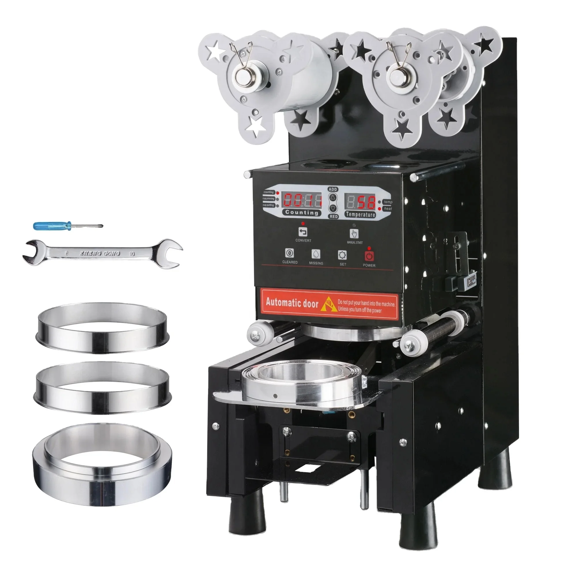 Электрический бумажный пластиковый пресс для запечатывания чашек с молоком, кофе, смузи, машина
Электрический бумажный пластиковый пресс для запечатывания чашек с молоком, кофе, смузи, машина