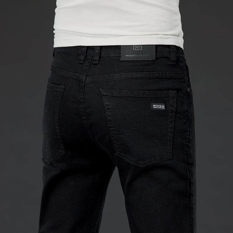 2025 Spring Autumn Men's Black Slim Jeans Classic Style Business Fashion Advanced Stretch Jean Trousers Male Brand Denim Pants
2025 Spring Autumn Men's Black Slim Jeans Classic Style Business Fashion Advanced Stretch Jean Trousers Male Brand Denim Pants