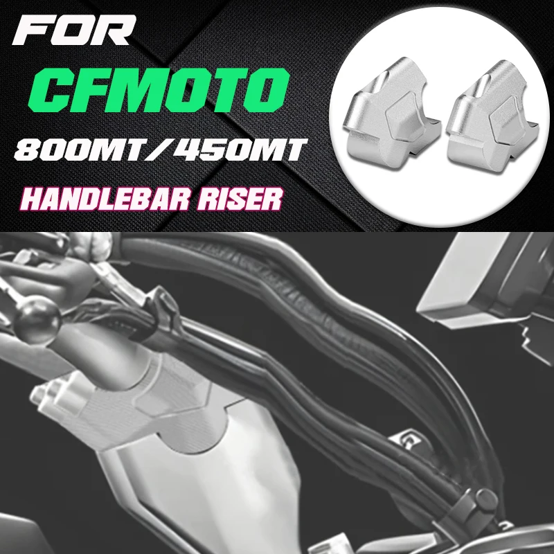 Motorcycle Handlebar Riser Mount Clamp Handle Bar Raisers Heighten Move Back Adapter Accessorie For Cfmoto 800MT 450MT 450 800MT
Motorcycle Handlebar Riser Mount Clamp Handle Bar Raisers Heighten Move Back Adapter Accessorie For Cfmoto 800MT 450MT 450 800MT