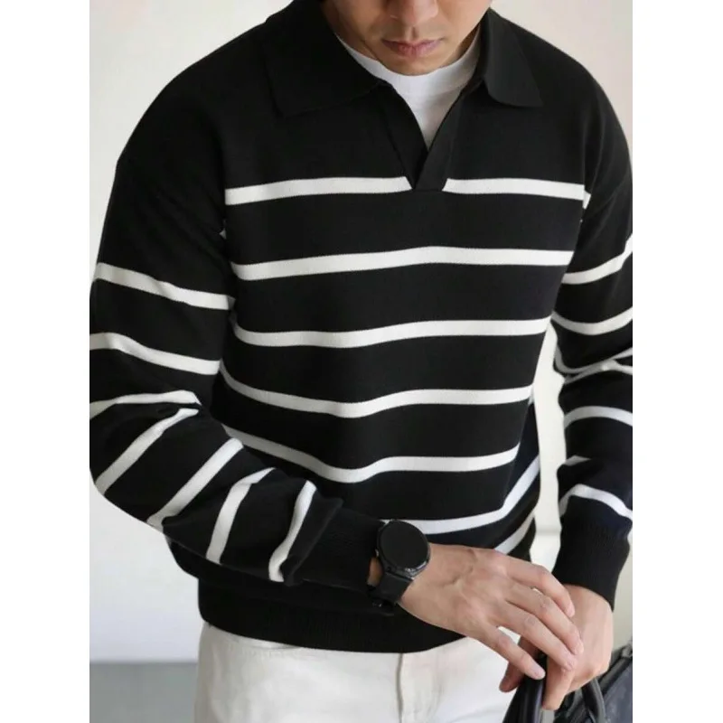 V-Neck Stripe Knit Sweater Women's Fashion Spring Season Non-Shrinkable Fabric Embroidery Design Other Sleeve Length Type
V-Neck Stripe Knit Sweater Women's Fashion Spring Season Non-Shrinkable Fabric Embroidery Design Other Sleeve Length Type
