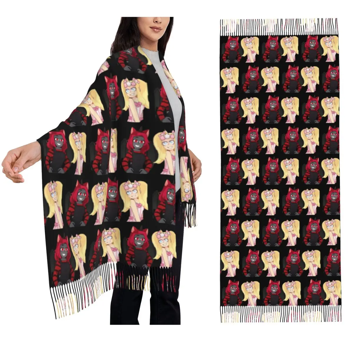 Iamsanna Sanna And Moody шарф с кисточками, женские мягкие теплые шали и накидки, большая осенне-зимняя шаль
Iamsanna Sanna And Moody шарф с кисточками, женские мягкие теплые шали и накидки, большая осенне-зимняя шаль