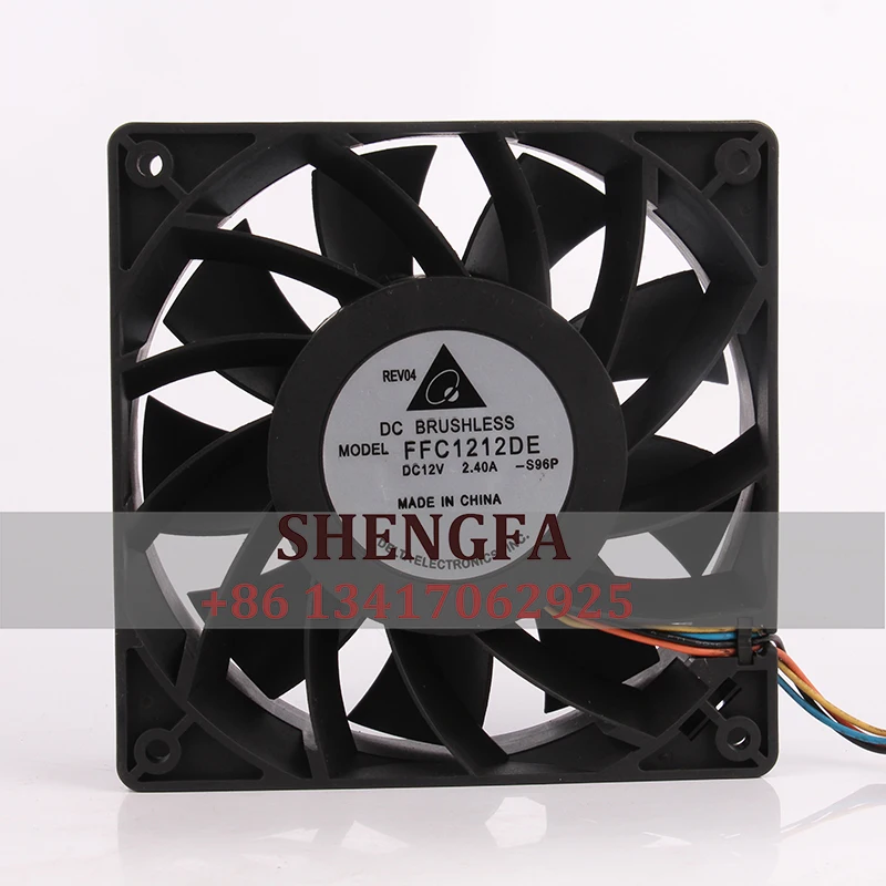 Delta FFC1212DE чехол охлаждающий вентилятор 12 В постоянного тока 120 A 120x12038x38 мм 12 см с сильным воздушным объемом и тепловыделением сервера
Delta FFC1212DE чехол охлаждающий вентилятор 12 В постоянного тока 120 A 120x12038x38 мм 12 см с сильным воздушным объемом и тепловыделением сервера