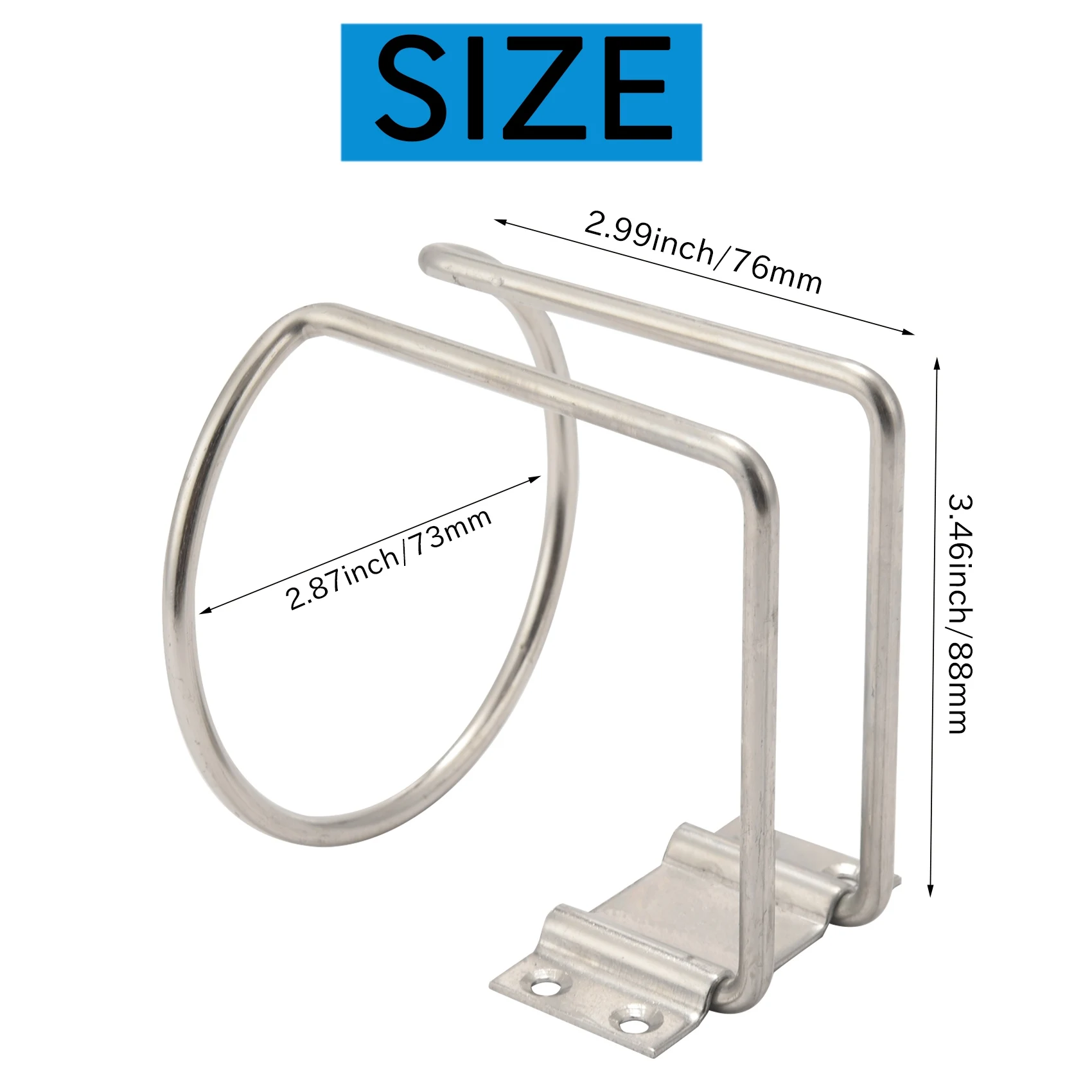Y42A-2 шт., автомобильное кольцо из нержавеющей стали, держатель для напитков, подставка для бутылок для морской яхты, грузовика, автофургона
Y42A-2 шт., автомобильное кольцо из нержавеющей стали, держатель для напитков, подставка для бутылок для морской яхты, грузовика, автофургона