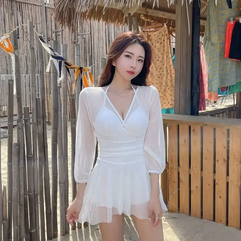 One-Piece Biquini Sexy Mesh Patchwork Bikini Push Up Bra Slim Beautiful Back Swimwear Casual Fashion Korean Swimsuit
One-Piece Biquini Sexy Mesh Patchwork Bikini Push Up Bra Slim Beautiful Back Swimwear Casual Fashion Korean Swimsuit