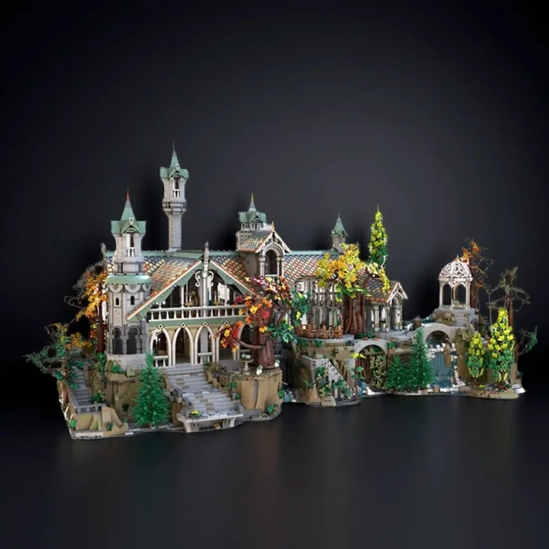 NEW 4481PCS MOC Fantasy Movie Elven Valley Extension Mountain Base Model Collectible Display DIY Creative Building Blocks Gift
NEW 4481PCS MOC Fantasy Movie Elven Valley Extension Mountain Base Model Collectible Display DIY Creative Building Blocks Gift