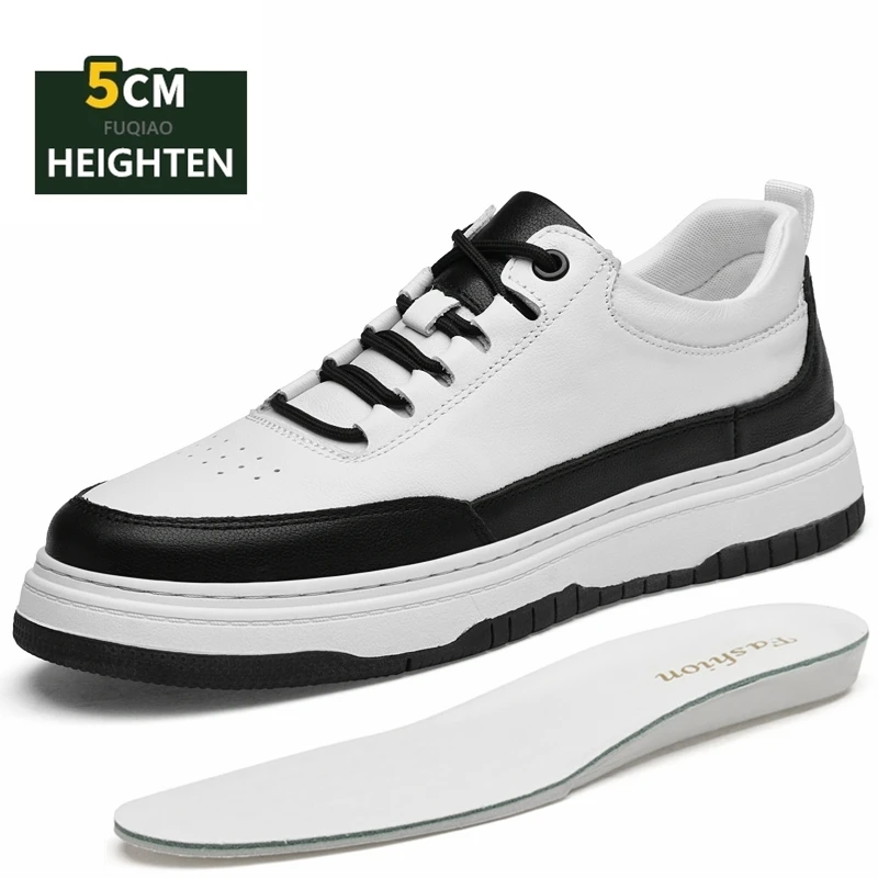 Genuine Leather 5cm Invisible Heel Sports Lace-Up Elevator Sneakers for Men Women Comfortable Breathable Casual Everday Shoes
Genuine Leather 5cm Invisible Heel Sports Lace-Up Elevator Sneakers for Men Women Comfortable Breathable Casual Everday Shoes