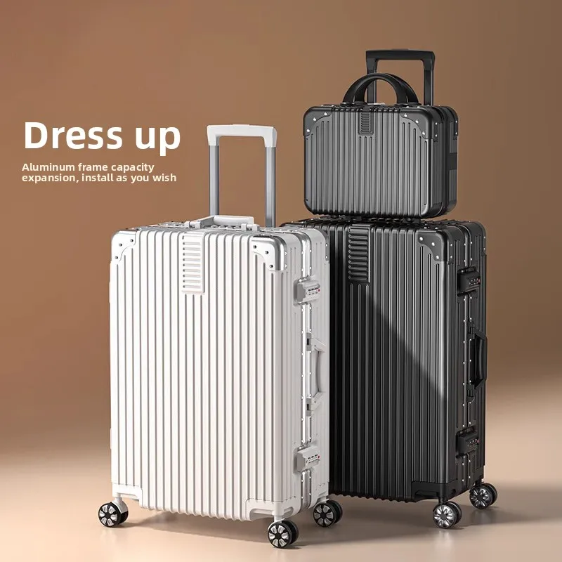 Aluminum Frame Luggage 20 Inch Travel Case Spinner Wheels TSA Password Lock Travel Luggage Suitcase Rolling Luggage
Aluminum Frame Luggage 20 Inch Travel Case Spinner Wheels TSA Password Lock Travel Luggage Suitcase Rolling Luggage