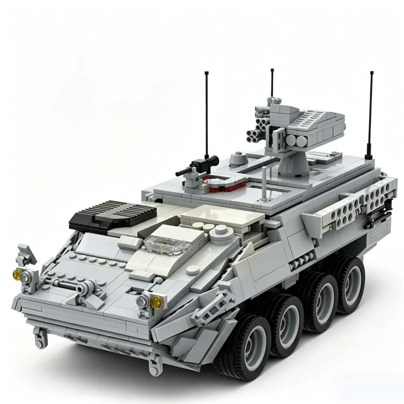 New 1751Pcs Moc Military Car M1134 Anti-Tank Missile Vehicle Model Custom Puzzles Technology Diy Assembly Toys Holiday Gifts
New 1751Pcs Moc Military Car M1134 Anti-Tank Missile Vehicle Model Custom Puzzles Technology Diy Assembly Toys Holiday Gifts