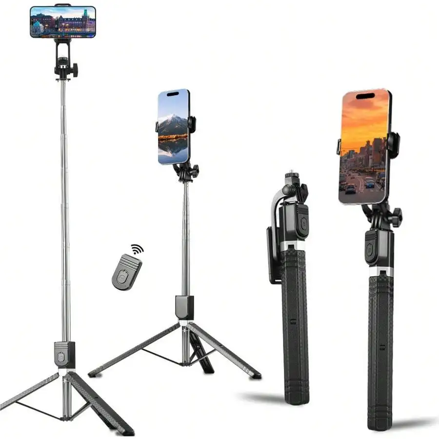 1700mm Selfie Stick Wireless Selfie Stick Phone Tripod Extendable Stand Foldable Monopod For Smartphones Balance Steady Shooting
1700mm Selfie Stick Wireless Selfie Stick Phone Tripod Extendable Stand Foldable Monopod For Smartphones Balance Steady Shooting