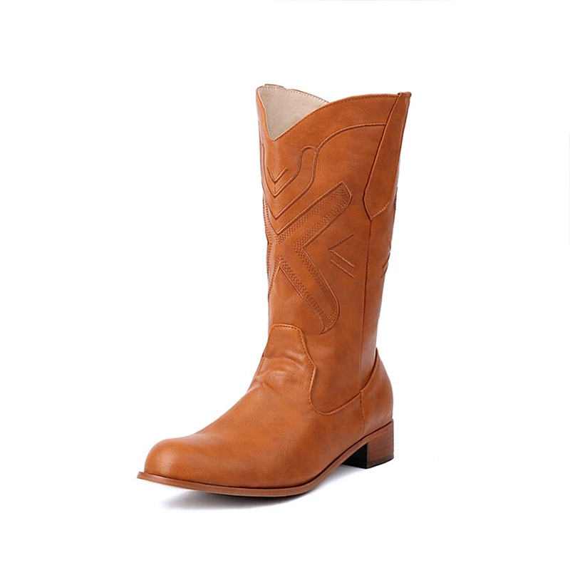 SIMLOVEYO Block Heels Wide Leg Round Toe Fashion Spring Autumn Black Yellow Cool Design Boots 3.5cm Slip On Midcalf Bota 48 US17
SIMLOVEYO Block Heels Wide Leg Round Toe Fashion Spring Autumn Black Yellow Cool Design Boots 3.5cm Slip On Midcalf Bota 48 US17