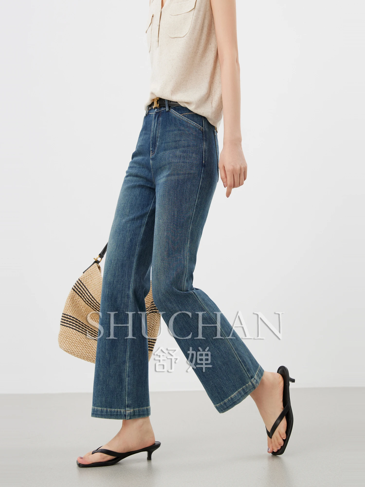 good quality 25 summer modern high waist retro washed pocket embroidery micro-pull slim and thin jeans women
good quality 25 summer modern high waist retro washed pocket embroidery micro-pull slim and thin jeans women