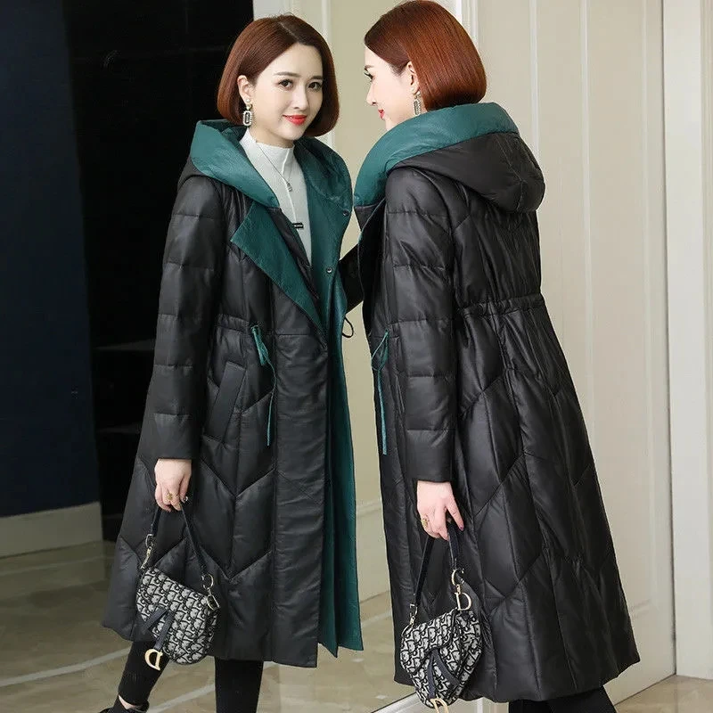 Winter Jacket Women's 2023 New Parkas Thick Long Cotton Coat Women's Jackets Korean Loose Hooded Warm Padded Outwear
Winter Jacket Women's 2023 New Parkas Thick Long Cotton Coat Women's Jackets Korean Loose Hooded Warm Padded Outwear