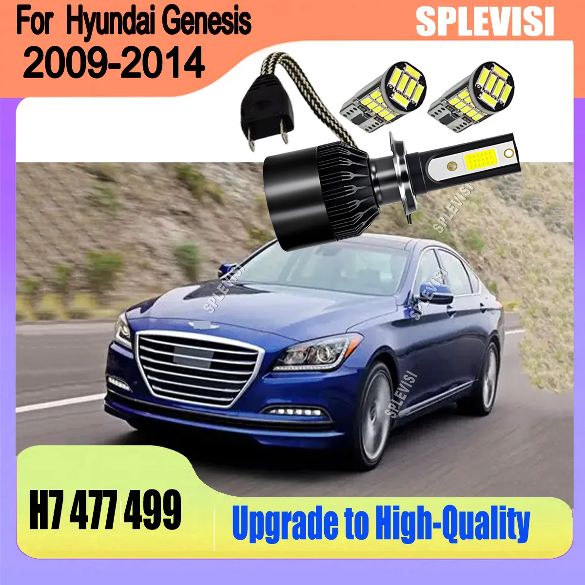 Transform Your Car's Personality with LED H7 60W Headlight Bulbs 6000K White For Hyundai Genesis 2009 2010 2011 2012 2013 2014
Transform Your Car's Personality with LED H7 60W Headlight Bulbs 6000K White For Hyundai Genesis 2009 2010 2011 2012 2013 2014