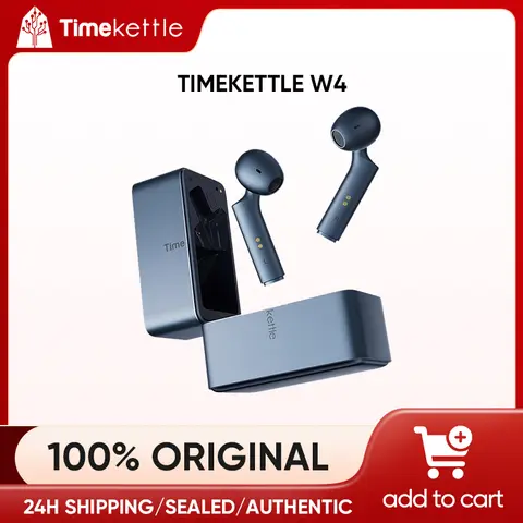 Timekettle W4 Translation Earbuds,for Global Business & Relationships,Bone-Voiceprint Sensor for Clear Voice in Noise