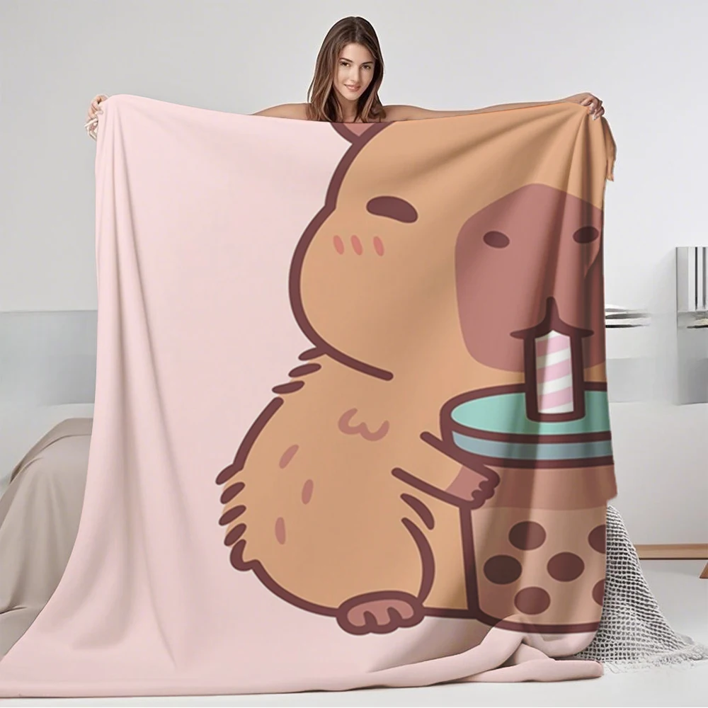 Quality Flannel Cozy Blanket Cute Capybara Loves Drinking Nautical Bedsheet Bedcover Breathable Odor-resistant Blankets
Quality Flannel Cozy Blanket Cute Capybara Loves Drinking Nautical Bedsheet Bedcover Breathable Odor-resistant Blankets