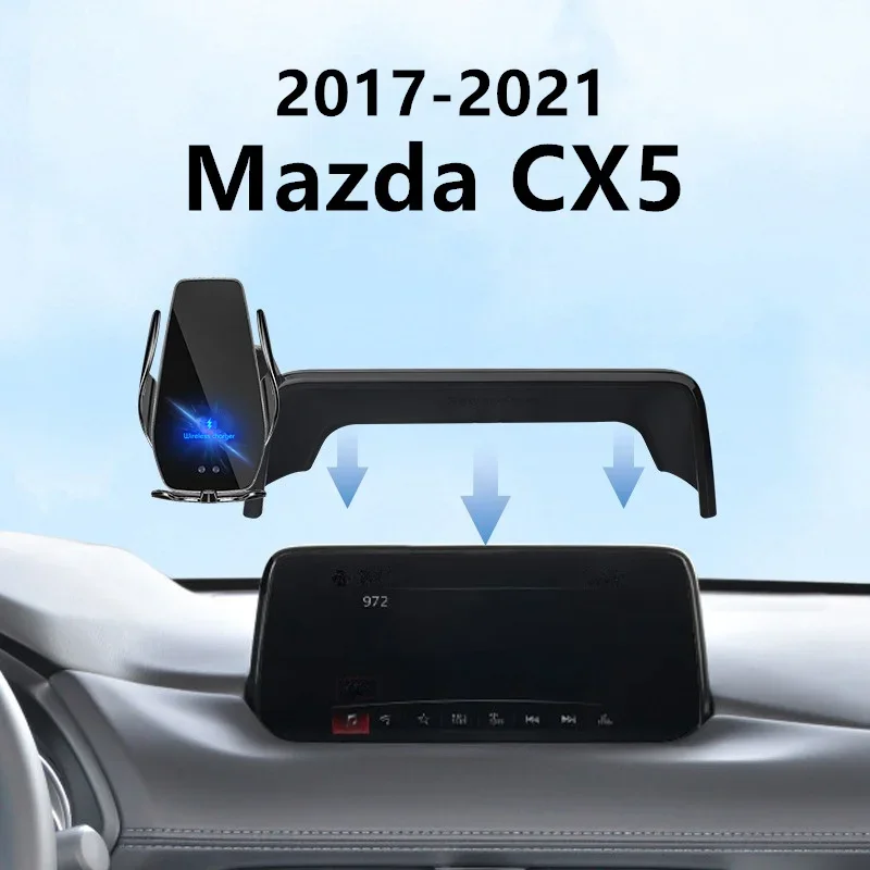 Держатель для телефона в автомобиль для Mazda CX5 2017-2022 годов, беспроводное зарядное устройство, модификация салона навигации, размер 7/10, 25 дюймов
Держатель для телефона в автомобиль для Mazda CX5 2017-2022 годов, беспроводное зарядное устройство, модификация салона навигации, размер 7/10, 25 дюймов