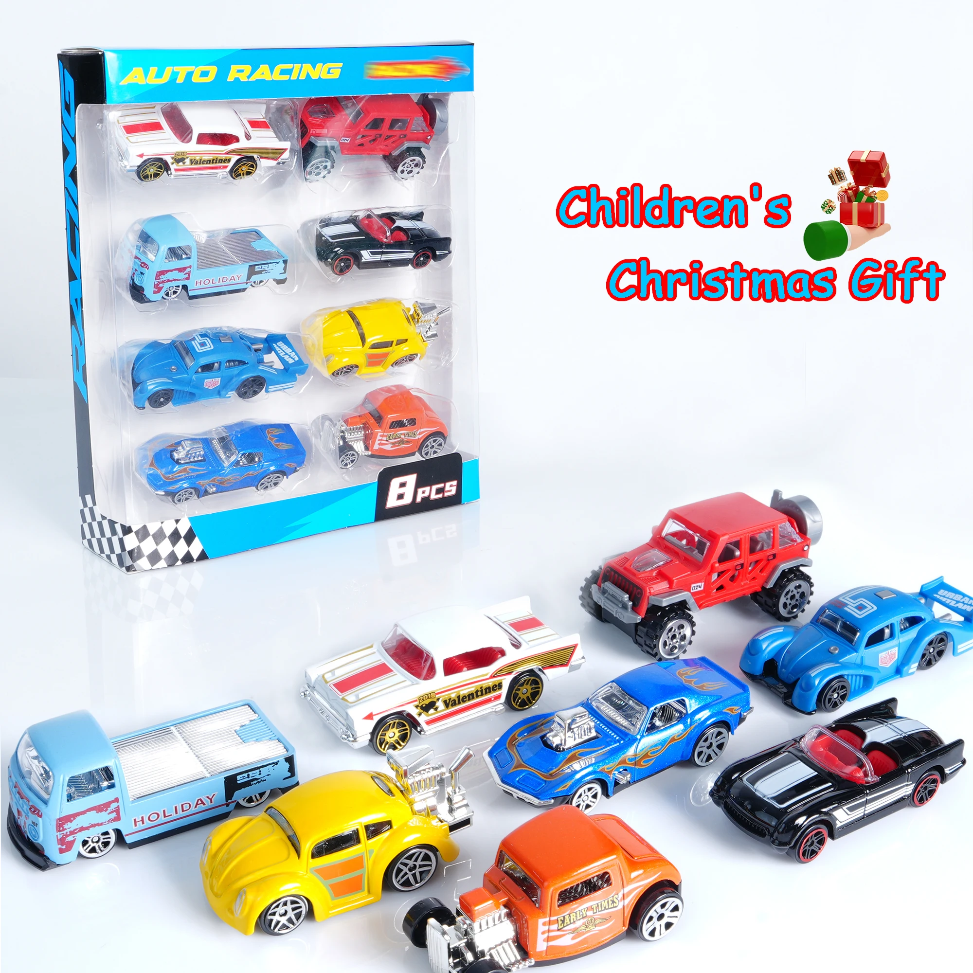 Diecast Cars Set, 8PCS Assorted Alloy Race Cars, Pull Back Mini Vehicle Gift for Car Enthusiasts, Christmas Birthday Party Favor
Diecast Cars Set, 8PCS Assorted Alloy Race Cars, Pull Back Mini Vehicle Gift for Car Enthusiasts, Christmas Birthday Party Favor