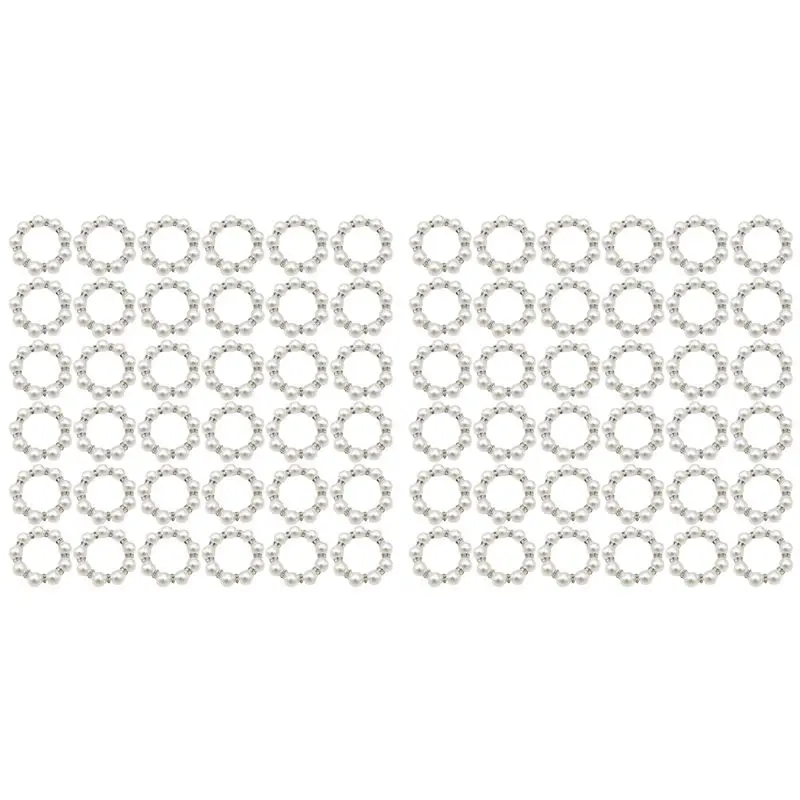 SYW-200Pcs Pearl Napkin Rings Napkin Ring Holder Imitation Beaded Napkin Rings Elegant Rhinestone Serviette Rings Buckle
SYW-200Pcs Pearl Napkin Rings Napkin Ring Holder Imitation Beaded Napkin Rings Elegant Rhinestone Serviette Rings Buckle