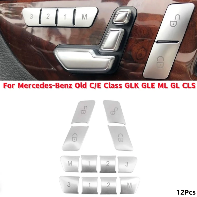 12 шт., декоративные наклейки на дверное сиденье Mercedes-Benz Old C/E Class GLK GLE ML GL CLS
12 шт., декоративные наклейки на дверное сиденье Mercedes-Benz Old C/E Class GLK GLE ML GL CLS