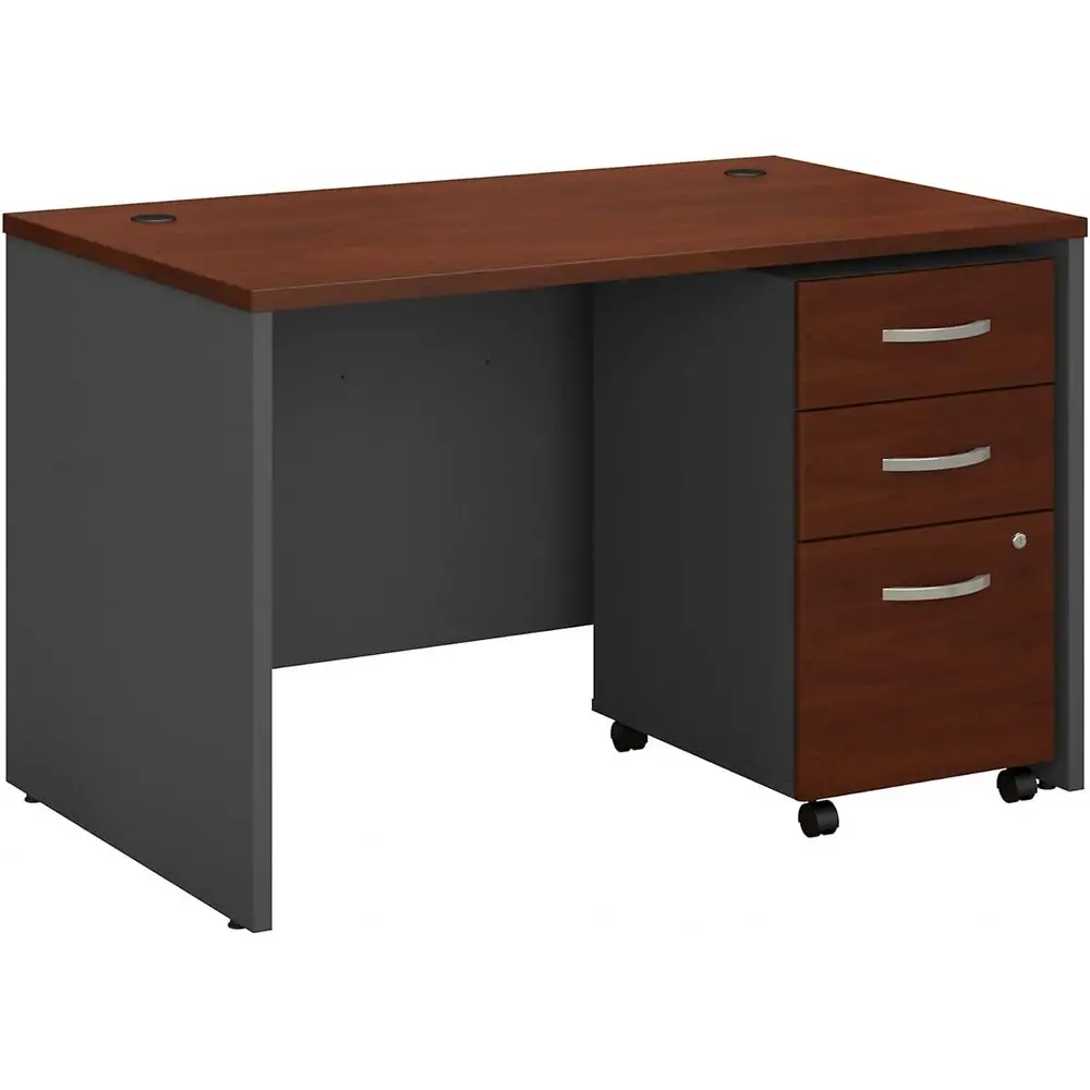 Gray Sand Modern L-Shaped Bow Front Desk with Mobile File Cabinet
Gray Sand Modern L-Shaped Bow Front Desk with Mobile File Cabinet