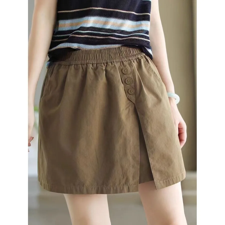 Summer Casual Cotton Linen Short Pants Women's Thin High Waist Loose Slim Wide Leg Skirt Pants Straight Leg Suit Pants
Summer Casual Cotton Linen Short Pants Women's Thin High Waist Loose Slim Wide Leg Skirt Pants Straight Leg Suit Pants