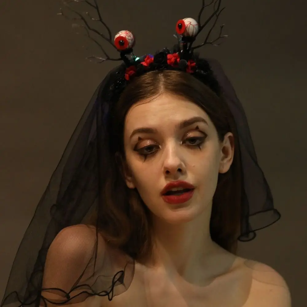 Fashion Ghost Halloween Hairband Veils Luminous Pumpkin Halloween Hair Hoop Headdress Headwear Mesh Hair Band Cosplay
Fashion Ghost Halloween Hairband Veils Luminous Pumpkin Halloween Hair Hoop Headdress Headwear Mesh Hair Band Cosplay