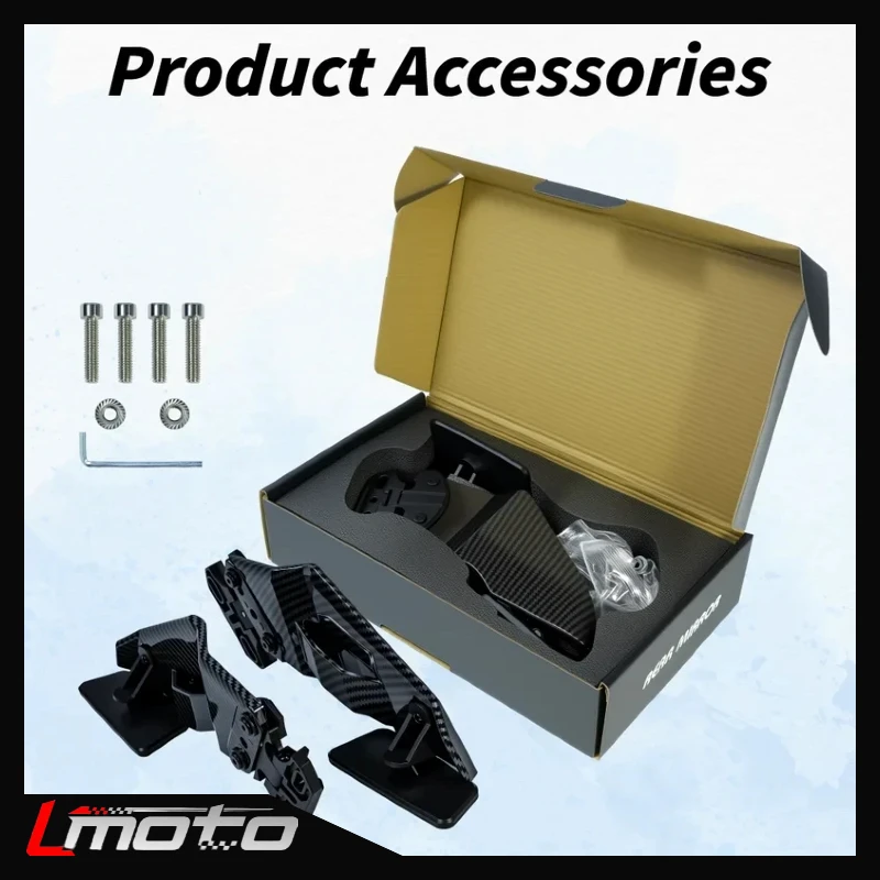 Motorcycle Side Mirrors Winglets Wind Wing Adjustable Rotating Rearview For Kawasaki NINJA 650 300 400 250 ZX10R ZX6R ZX-25R
Motorcycle Side Mirrors Winglets Wind Wing Adjustable Rotating Rearview For Kawasaki NINJA 650 300 400 250 ZX10R ZX6R ZX-25R