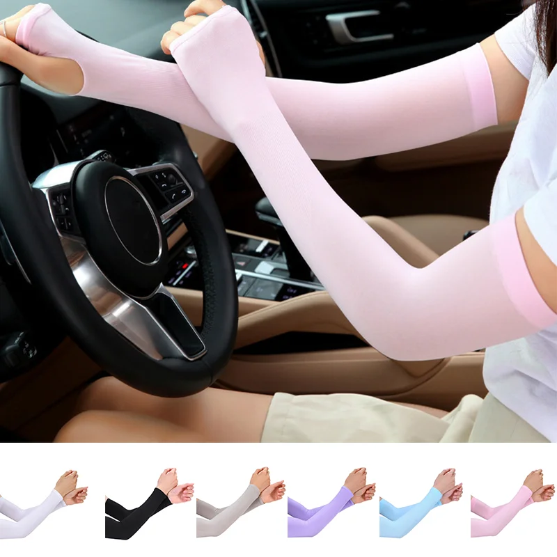 Cycling Arm Sleeves Outdoor Ice Silk Sun UV Protection Sport Arm Guards Elastic Thin Half Finger Running Driving Arm Covers
Cycling Arm Sleeves Outdoor Ice Silk Sun UV Protection Sport Arm Guards Elastic Thin Half Finger Running Driving Arm Covers