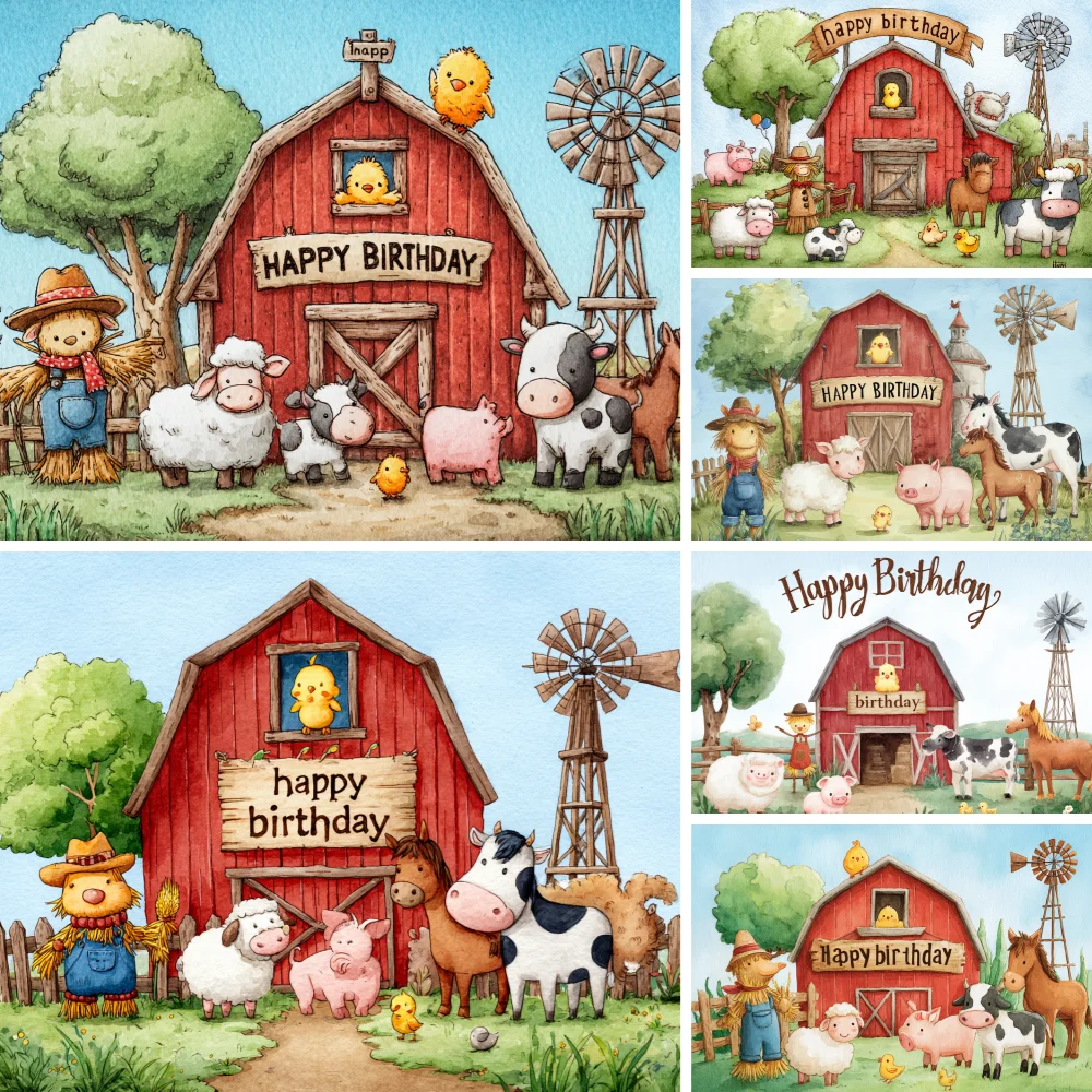 Farm Animal Backdrop Wooden Fence Cartoon House Kid Birthday Party Decoration Supplies Baby Shower Banner Photography Background
Farm Animal Backdrop Wooden Fence Cartoon House Kid Birthday Party Decoration Supplies Baby Shower Banner Photography Background