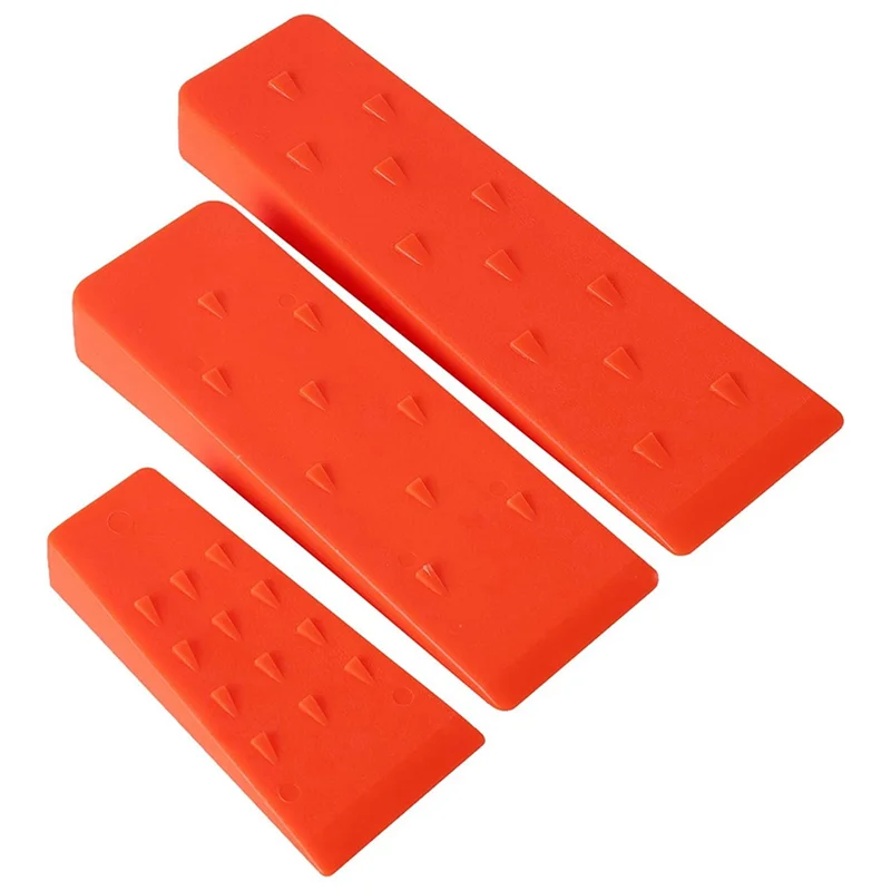 6 Pc Tree Felling Wedges With Spikes For Safe Tree Cutting-2 Each Of 10 Inch,8 Inch And 6 Inch Wedges With Storage Bag
6 Pc Tree Felling Wedges With Spikes For Safe Tree Cutting-2 Each Of 10 Inch,8 Inch And 6 Inch Wedges With Storage Bag