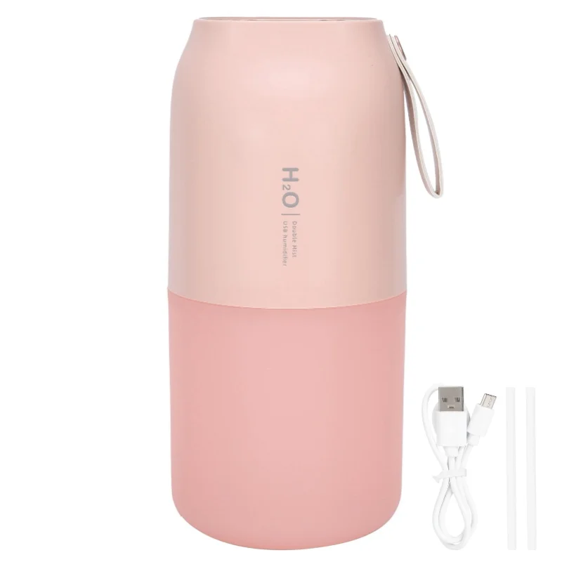 300ml Double Spray Humidifier Diffuser USB Charging Nanometer Atomization 2 Gears Night LightWhite/Pink
300ml Double Spray Humidifier Diffuser USB Charging Nanometer Atomization 2 Gears Night LightWhite/Pink