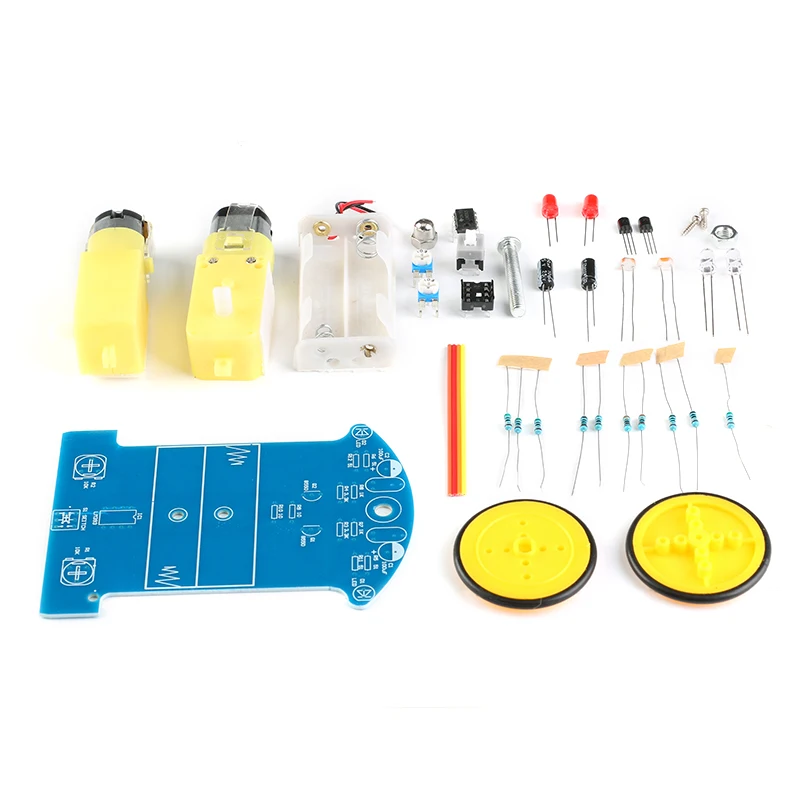 5pcs D2-1 Intelligent Tracking Car Kit, Black and White Line Recognition Line Inspection/Fun Electronic DIY
5pcs D2-1 Intelligent Tracking Car Kit, Black and White Line Recognition Line Inspection/Fun Electronic DIY