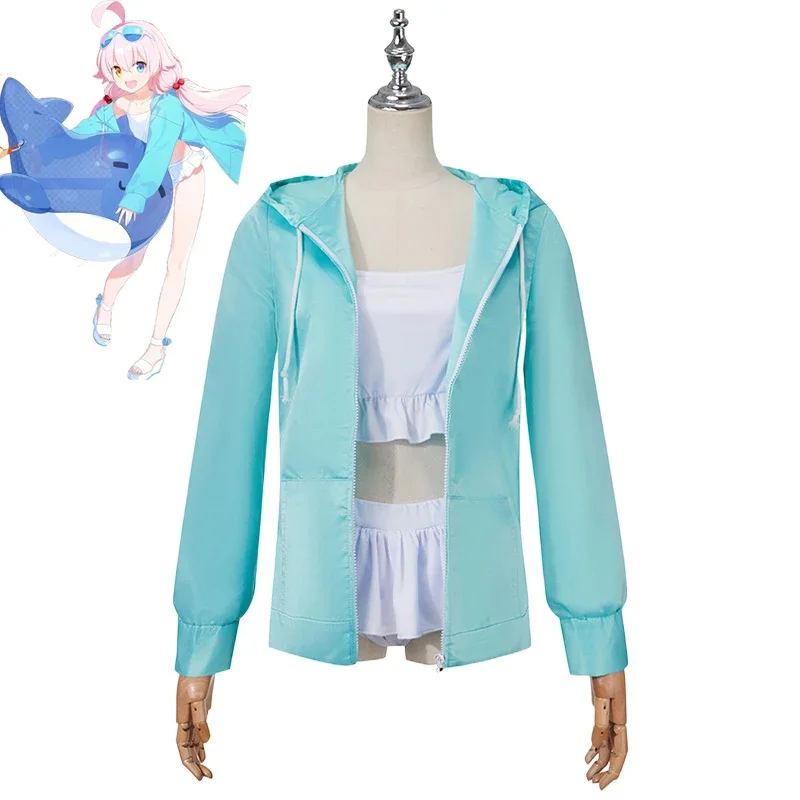 Game Blue Archive Takanashi Hoshino Cosplay Costume Women Cute Swimsuit Top Pants Coat Halloween Party Swimwear Custom Made
Game Blue Archive Takanashi Hoshino Cosplay Costume Women Cute Swimsuit Top Pants Coat Halloween Party Swimwear Custom Made