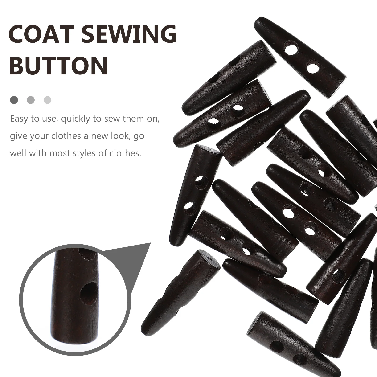 20pcs Horn Buttons Vintage Wooden Coat Sewing Button For Diy Clothing Repair Sweater Jacket Replacement Decorative Buttons
20pcs Horn Buttons Vintage Wooden Coat Sewing Button For Diy Clothing Repair Sweater Jacket Replacement Decorative Buttons