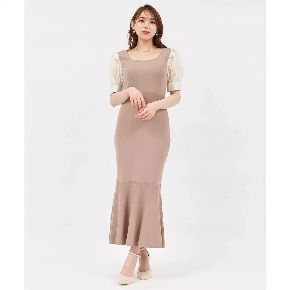 Royal Party High-End Knitted Fish Tail Dress Elegant Personality Wrap Body Bubble Sleeve High Waist Long Skirt A-Line Dress
Royal Party High-End Knitted Fish Tail Dress Elegant Personality Wrap Body Bubble Sleeve High Waist Long Skirt A-Line Dress