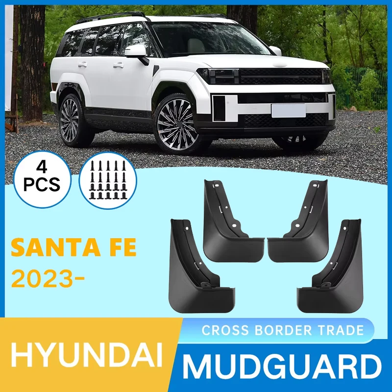 Mud Flaps for Hyundai Santa Fe 2023 2024 Splash Guards Fender MudFlaps Front Rear Mudguards Car Accessories
Mud Flaps for Hyundai Santa Fe 2023 2024 Splash Guards Fender MudFlaps Front Rear Mudguards Car Accessories