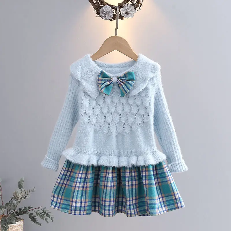 2023 Baby Girls Fashion Autumn Clothing Dress Cute Bow Sweaters Solid Dress Girls Christmas Clothes Children Party Birthday S33
2023 Baby Girls Fashion Autumn Clothing Dress Cute Bow Sweaters Solid Dress Girls Christmas Clothes Children Party Birthday S33