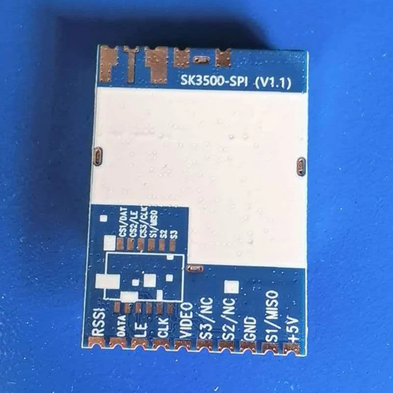 1PCS SK3500-SPI V1.1 3.1G~3.8G FPV Video VRX Wireless Receiving Module 22mv/dBm RSSI Slope Support SPI Communication Protocol
1PCS SK3500-SPI V1.1 3.1G~3.8G FPV Video VRX Wireless Receiving Module 22mv/dBm RSSI Slope Support SPI Communication Protocol
