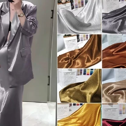 Белая ткань для платья-ципао: шелк-ацетат, осенне-зимняя, утолщенная, с гладким драпированием, блестящий сатин, дизайнерский материал для одежды
Белая ткань для платья-ципао: шелк-ацетат, осенне-зимняя, утолщенная, с гладким драпированием, блестящий сатин, дизайнерский материал для одежды