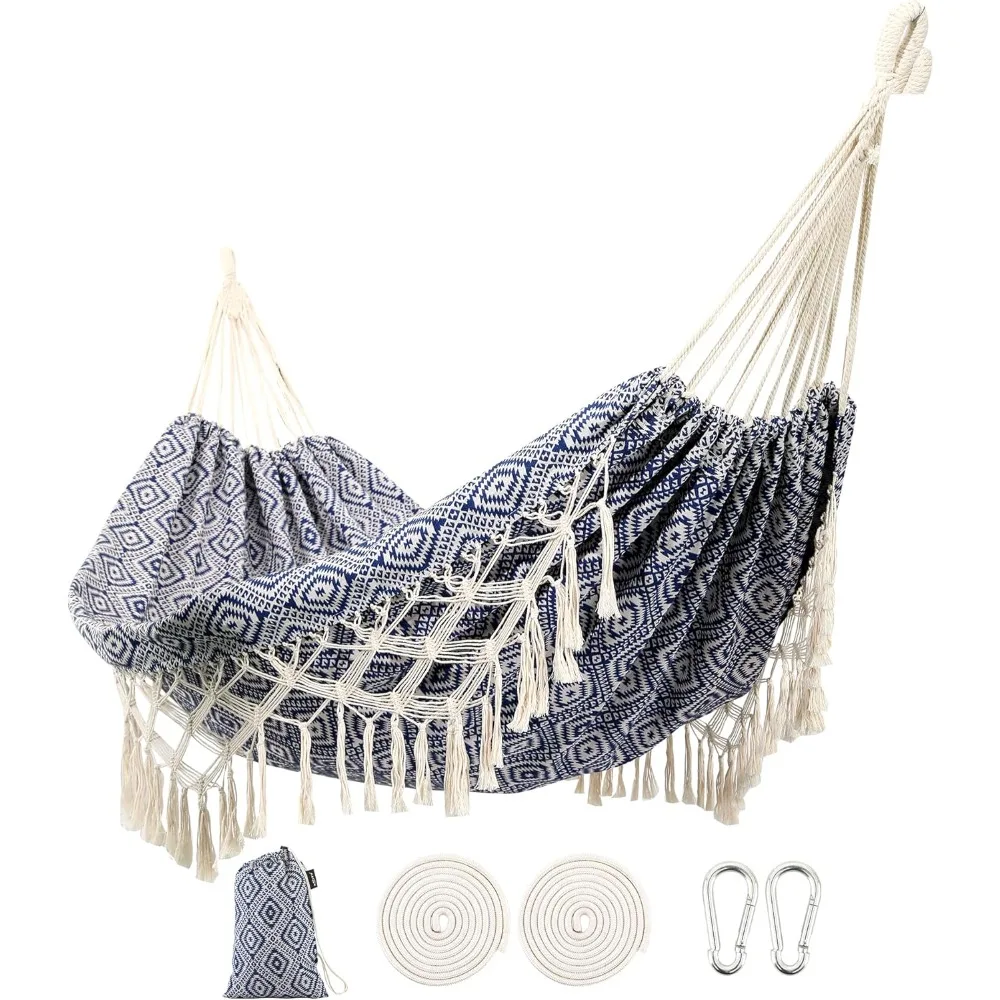 2person Double Backyard Hammock with Tassels,Garden Hammocks with Portable Carry,Backyard,Beach,Outdoor and Indoor Porch Fabric
2person Double Backyard Hammock with Tassels,Garden Hammocks with Portable Carry,Backyard,Beach,Outdoor and Indoor Porch Fabric