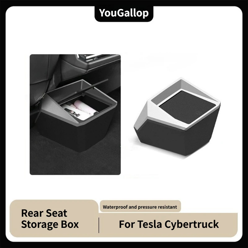 For Tesla Cybertruck 2024-2026 Rear Seat Storage Box Under Air Vent Storage Case Trash Can Organizer Modification Accessories
For Tesla Cybertruck 2024-2026 Rear Seat Storage Box Under Air Vent Storage Case Trash Can Organizer Modification Accessories