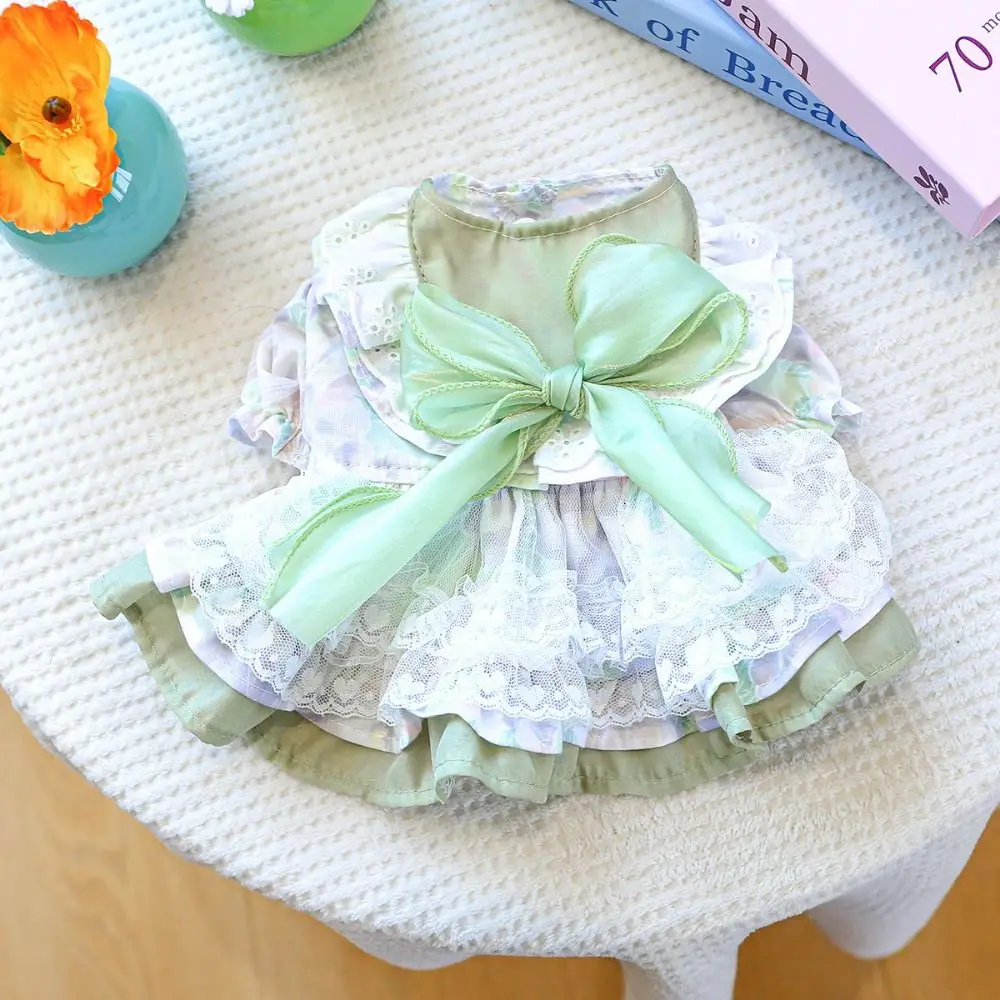 Elegant With Bow Pet Princess Dress Exquisite Breathable Dog Skirt Soft Cat Skirt Pet Supplies
Elegant With Bow Pet Princess Dress Exquisite Breathable Dog Skirt Soft Cat Skirt Pet Supplies