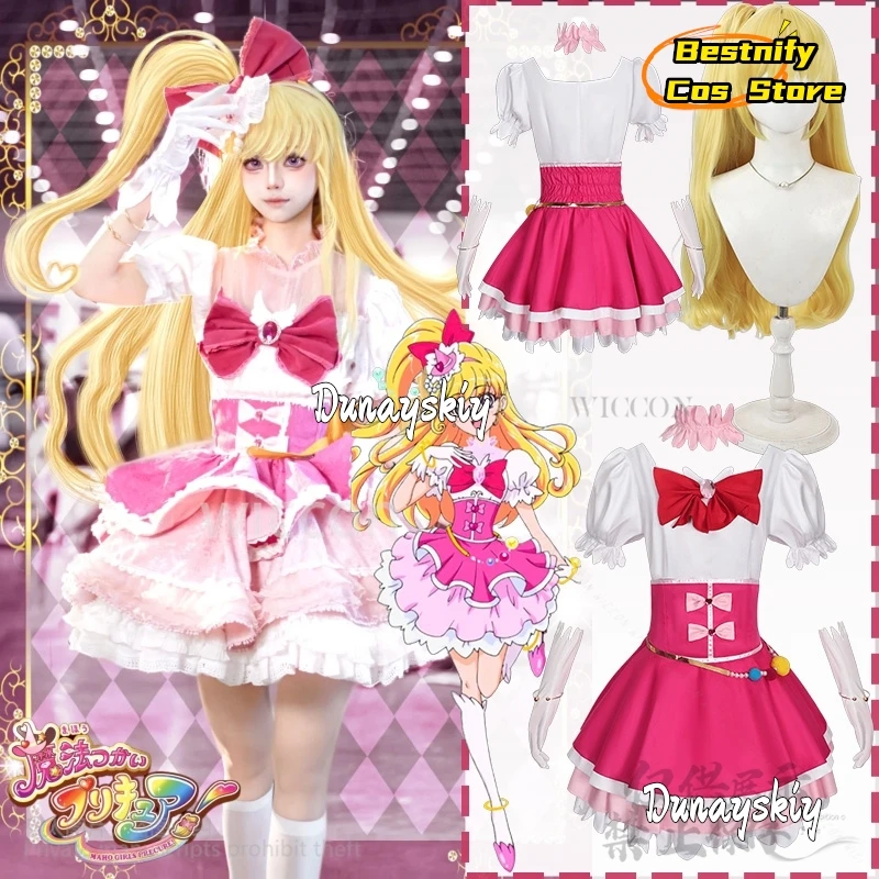 Maho Girls Precure! Косплей Asahina Mirai аниме Cure Miracle костюм прекрасный милый торт платье розовый Jirai Kei парики для девочек по индивидуальному заказу
Maho Girls Precure! Косплей Asahina Mirai аниме Cure Miracle костюм прекрасный милый торт платье розовый Jirai Kei парики для девочек по индивидуальному заказу