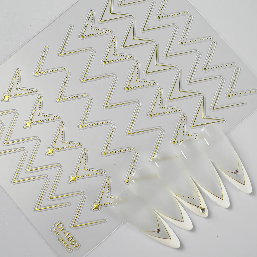 Gold Silver Metallic French Tip Nail Stickers – Self-Adhesive Strip Line Decals for DIY Nail Art
Gold Silver Metallic French Tip Nail Stickers – Self-Adhesive Strip Line Decals for DIY Nail Art