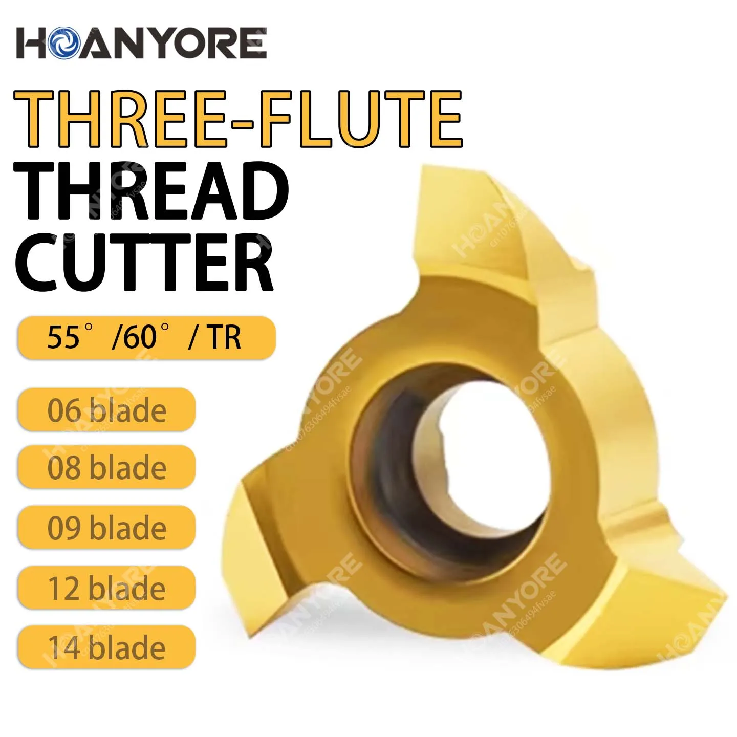 3-flute and 6-flute internal threading cutters, carbide T-shaped end mills, high-speed end mills, 55° and 60° TR threads
3-flute and 6-flute internal threading cutters, carbide T-shaped end mills, high-speed end mills, 55° and 60° TR threads