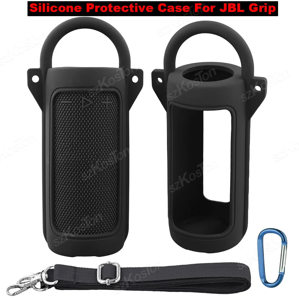 Мягкий силиконовый защитный чехол для портативной колонки JBL Grip Bluetooth, чехол для путешествий с плечевым ремнем и карабином
Мягкий силиконовый защитный чехол для портативной колонки JBL Grip Bluetooth, чехол для путешествий с плечевым ремнем и карабином