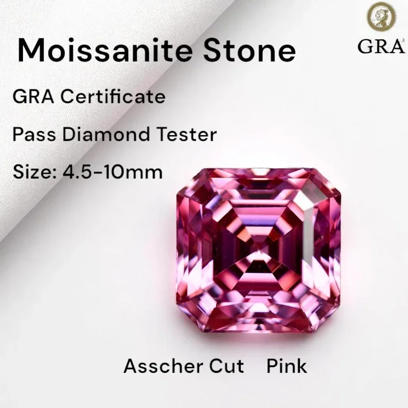 NEW New Moissanite Stone Asscher Cut Multiple Size Available With GRA Certificate Pass Diamonds Tester Gemstones For Jewelry Diy
NEW New Moissanite Stone Asscher Cut Multiple Size Available With GRA Certificate Pass Diamonds Tester Gemstones For Jewelry Diy